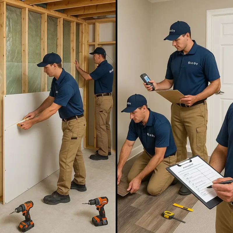 Repairs and Reconstruction process in White Haven, PA